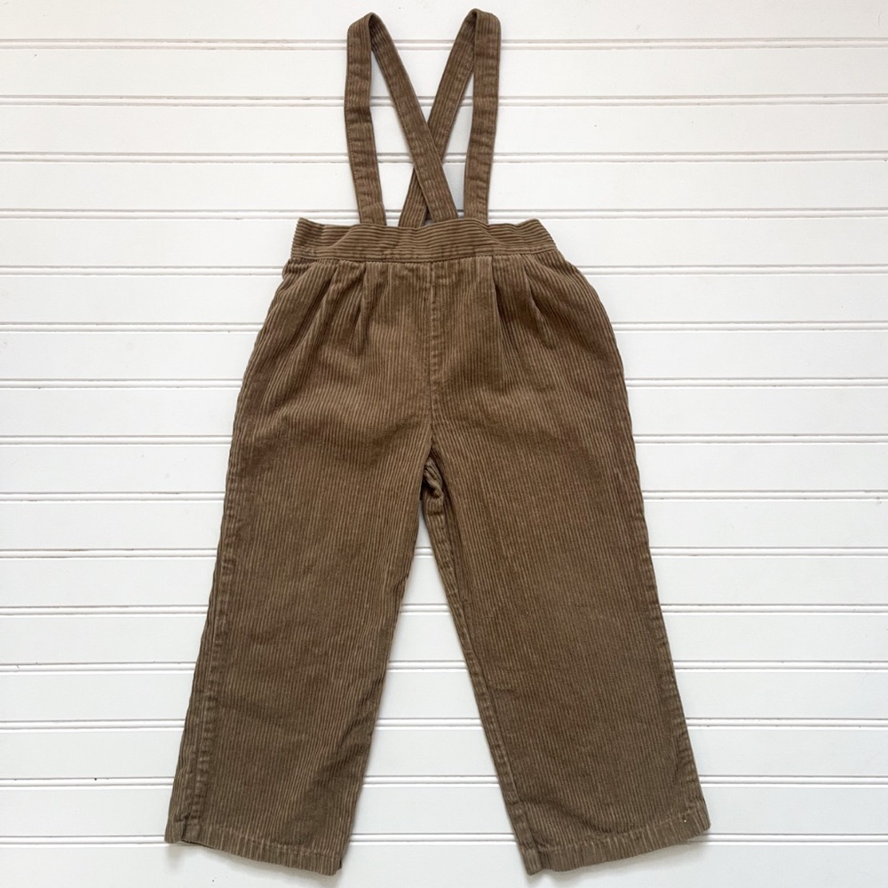 EUC Quality Grandpacore Soft Wide Wale Corduroy Suspender Pants